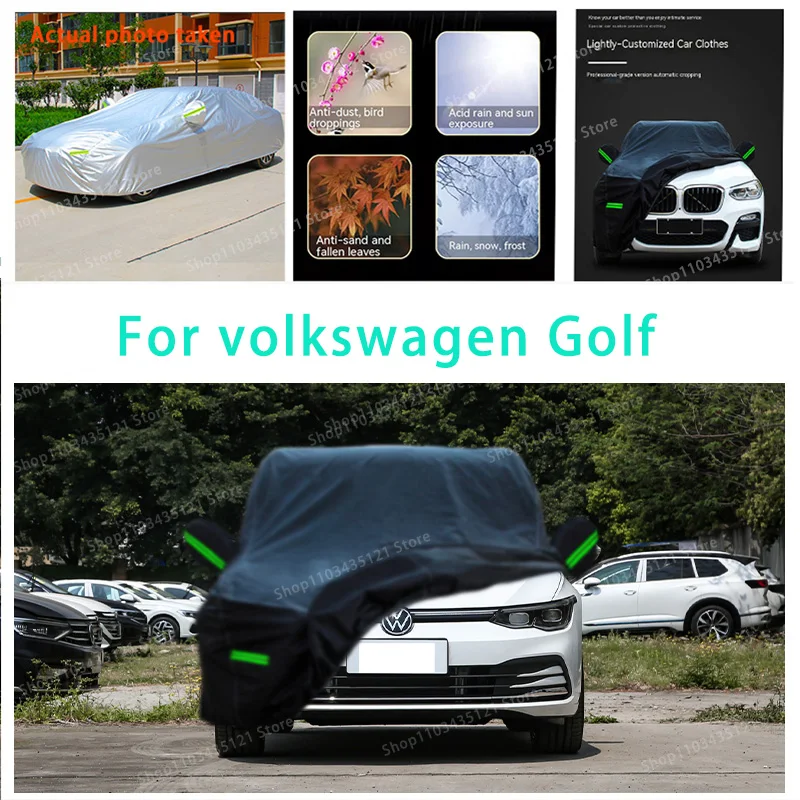 

For volkswagen Golf auto body protection, anti snow, anti peeling paint, rain, water, dust, sun protection, car clothing