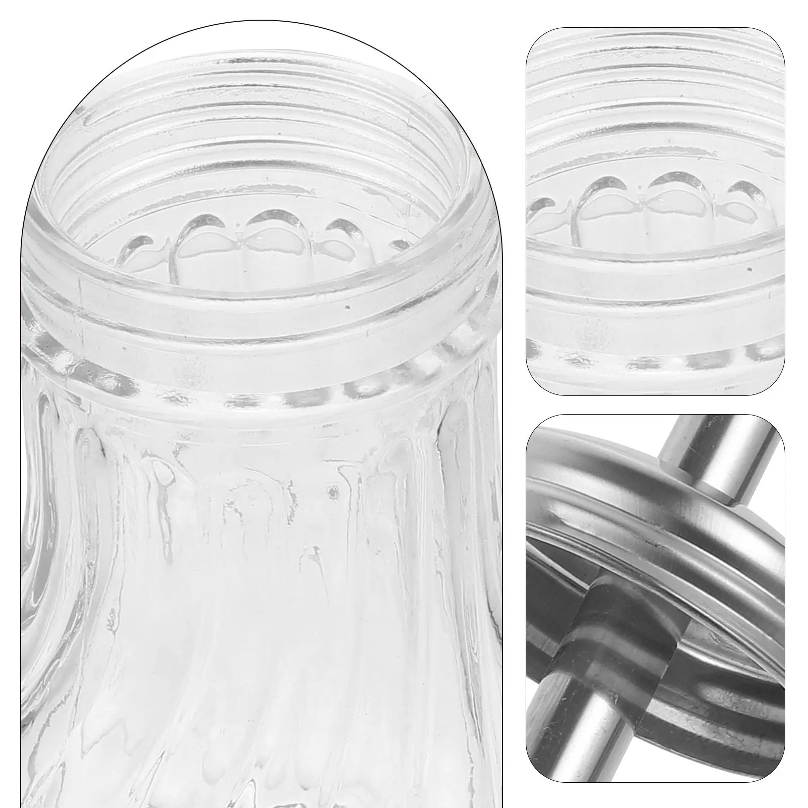 Elegant Glass Oil Dispenser Bottle Lid for Olive Oil Vinegar Soy Sauce Liquor Condiments Kitchen Dining Bar Hotel view 2