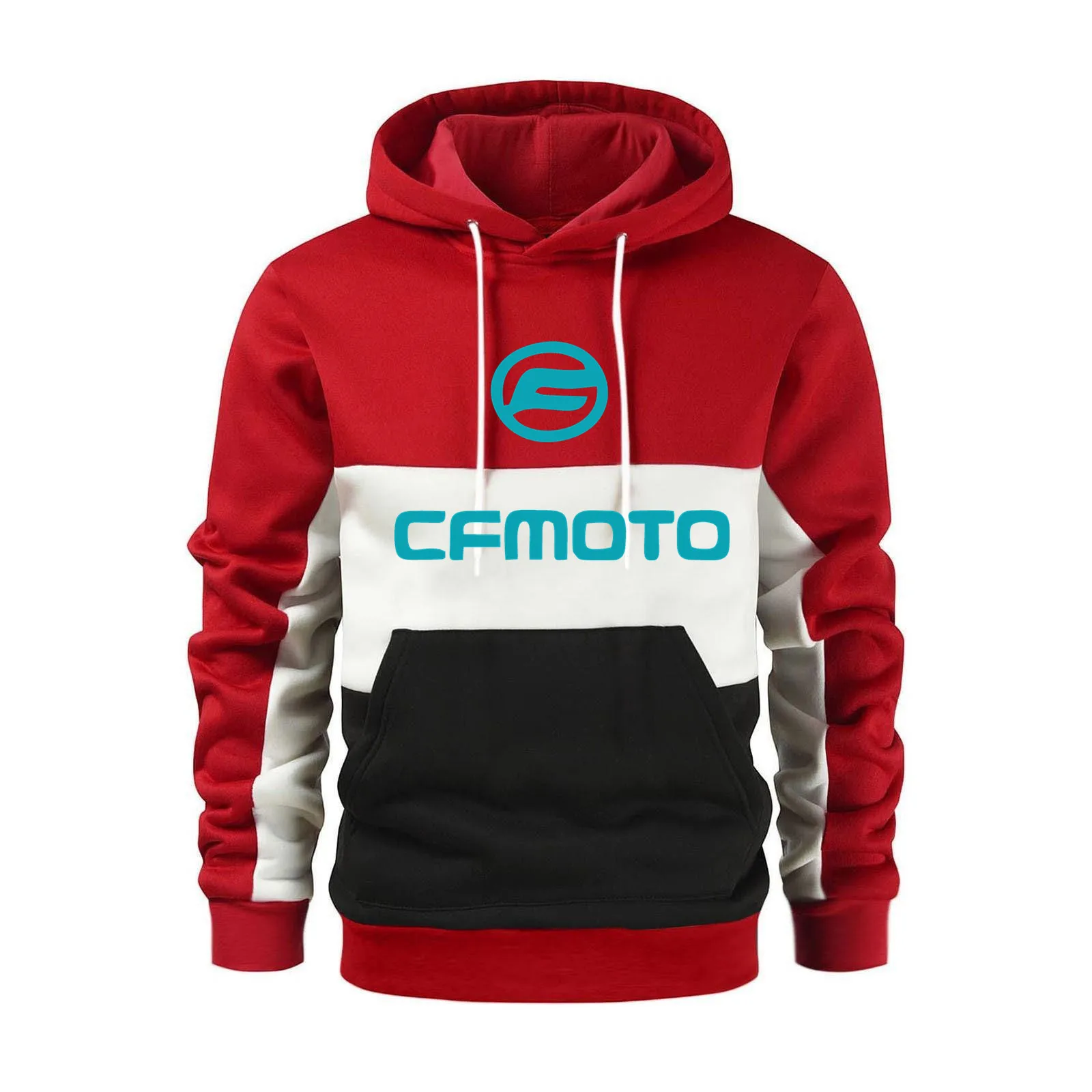 Men\'s Autumn and Winter 2024 Fashion Casual Cfmoto Hooded Sweatshir Long Sleeved Outwear Sport Homme Oversized Men Clothing