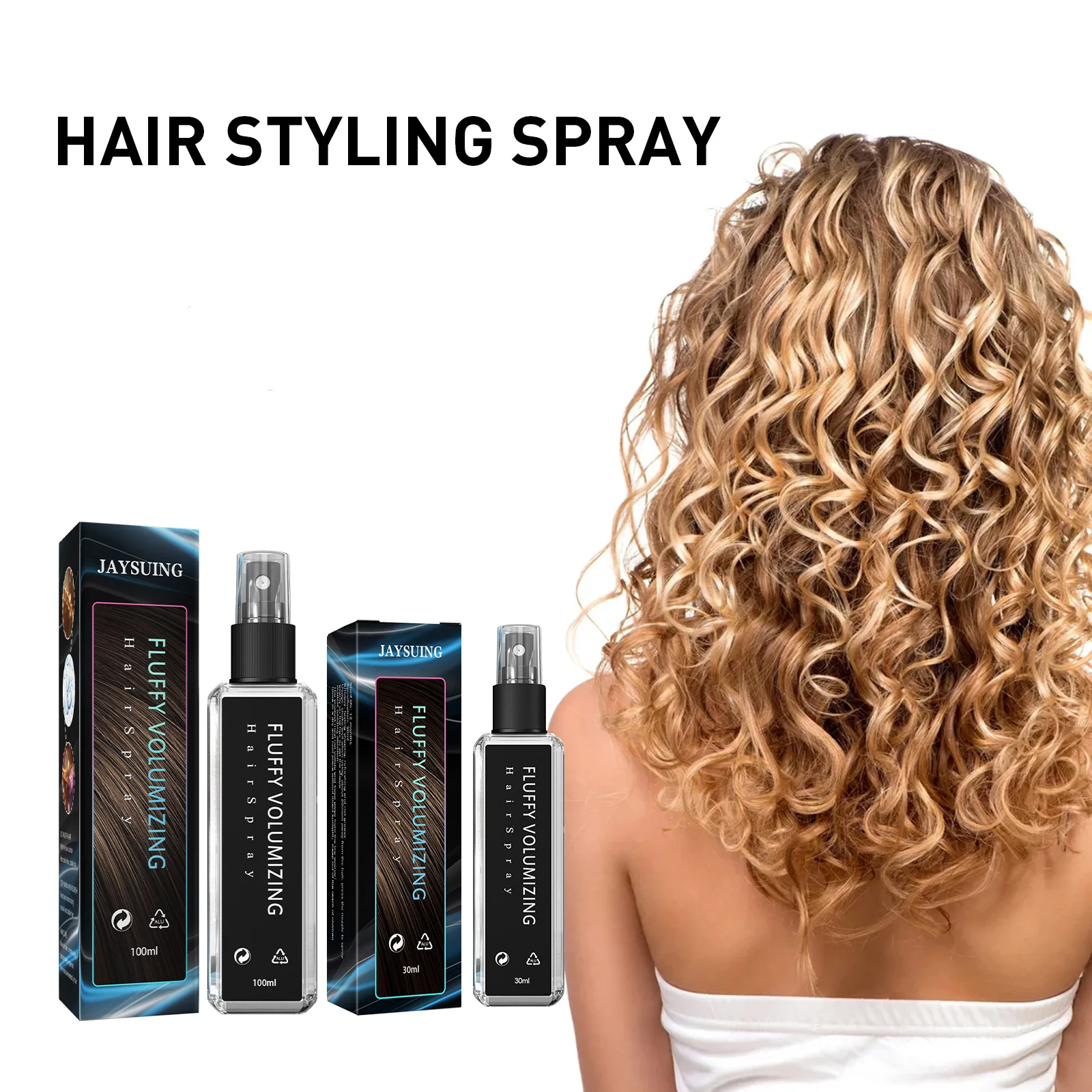 Magic Spray Fluffy Hair Styling Gel Anti-Frizz Moisturizing Fragrance Lasting Quick Styling Hair Professional Beauty Product