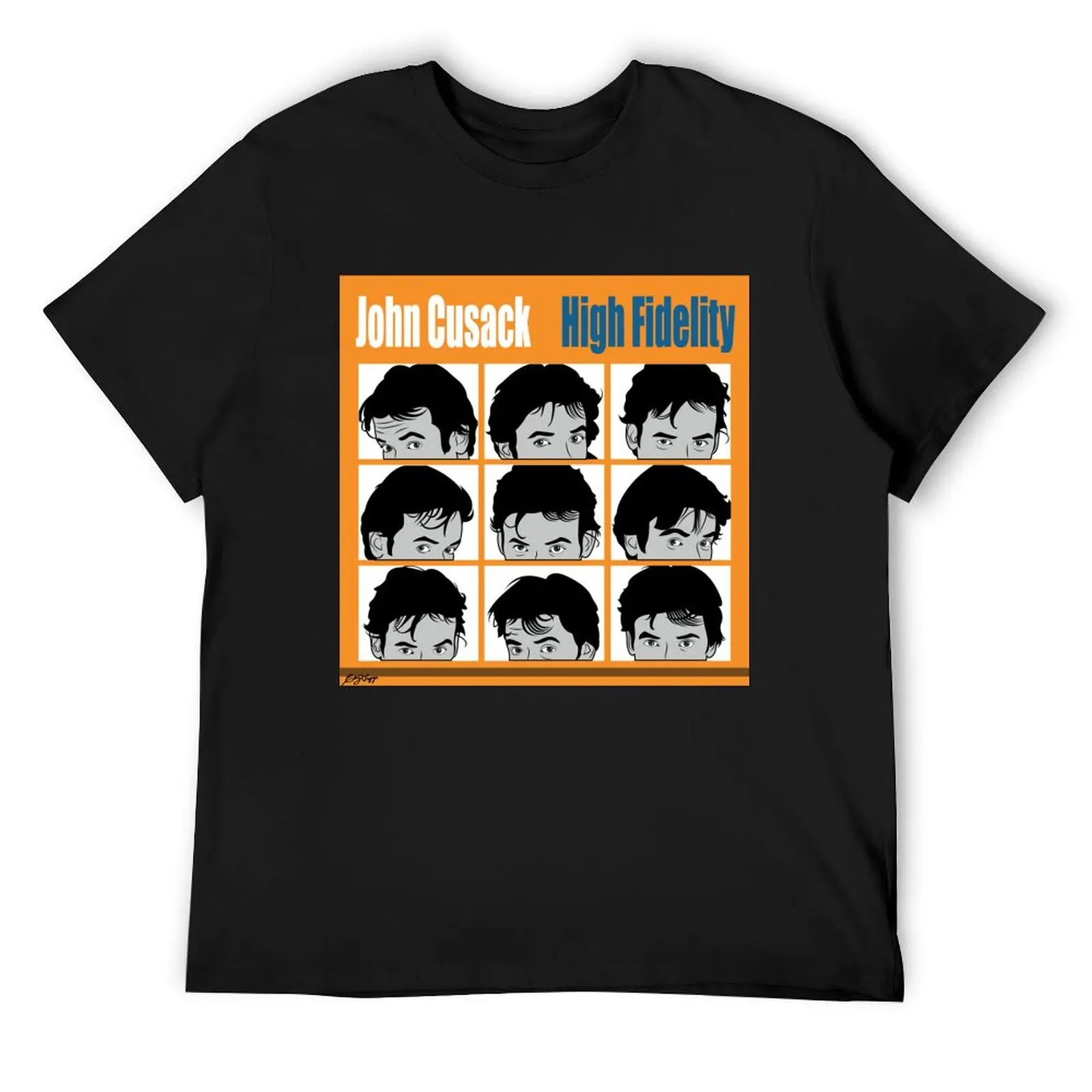 

High Fidelity - John Cusak T-Shirt boys whites graphic t shirt vintage blue archive Men's t shirts