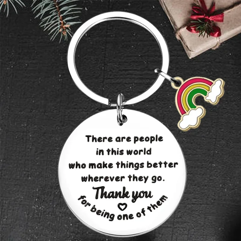 

Cute Boss Day Gift Keychain Pendant Coworker Employee Appreciation Gift Key Chains colleague Retirement Going Away Leaving Gift