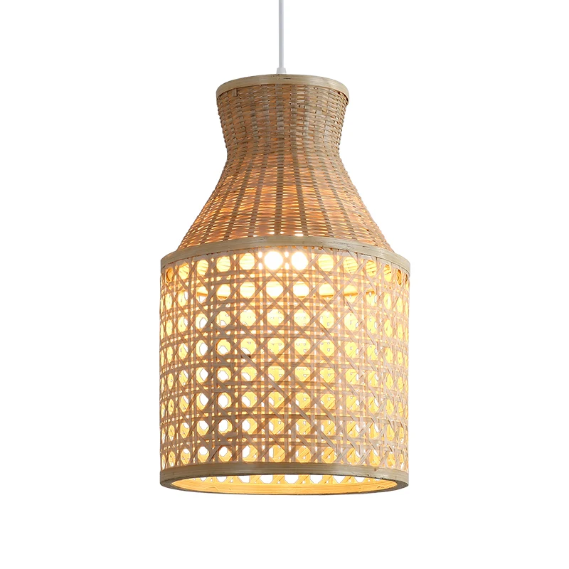 Bamboo Woven Southeast Asiann Chandelier Restaurant Bedroom Teahouse Balcony Hot Pot Shop  Catering  Creative Light