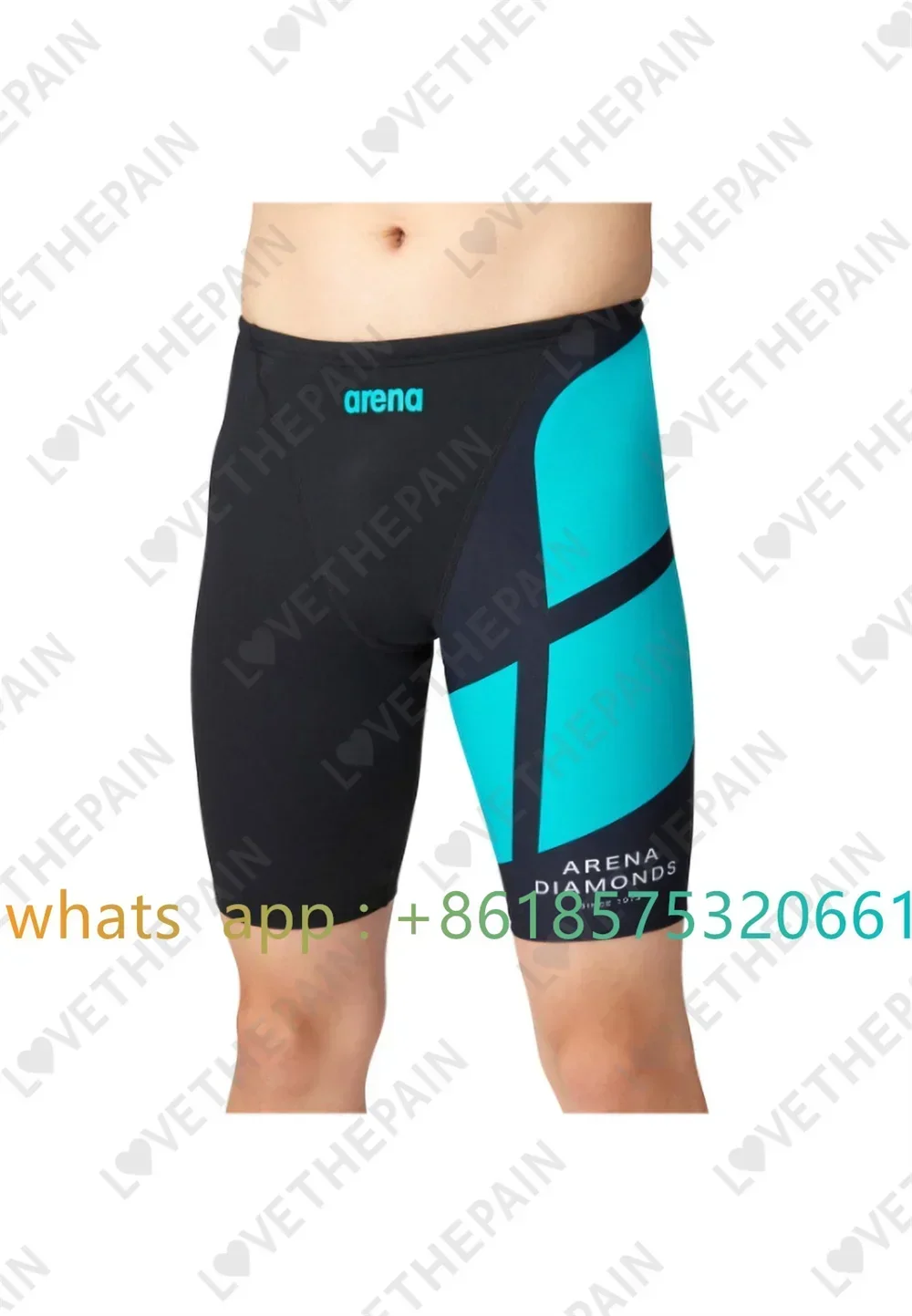 Summer Men's Printing Swimming Tights Shorts Surfing Jammer Swimwear Beach Trunks Sports Training Trunks Quick Dry Surf Swimsuit