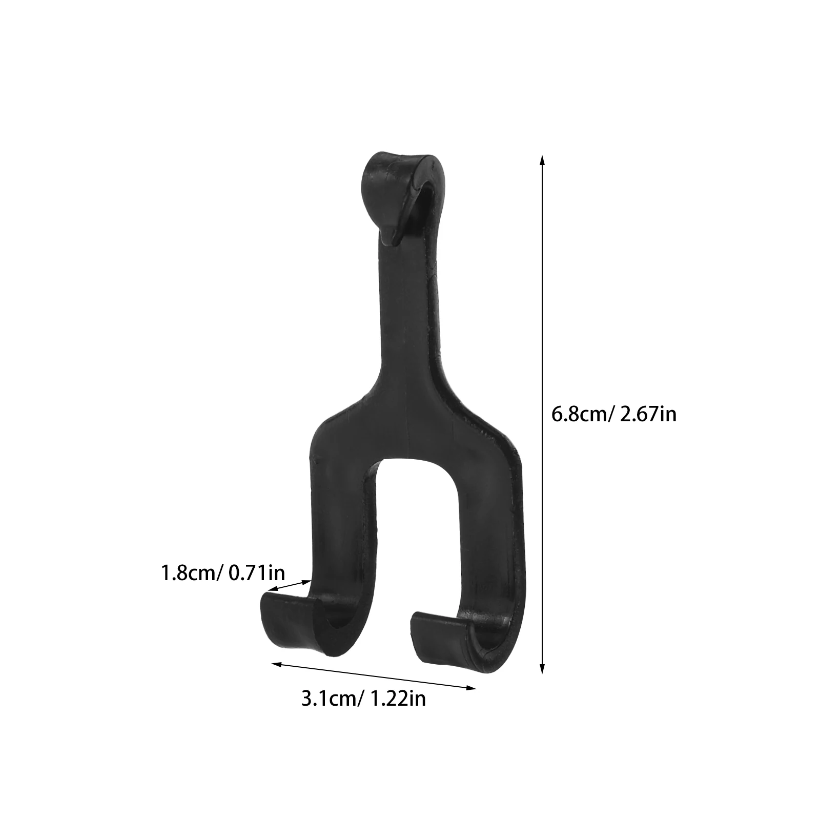 

30pcs Melon Hooks Hanging Cantaloupes Watermelons Net Black Gardening Fruit Support Plant Brackets Lightweight Easy Installation