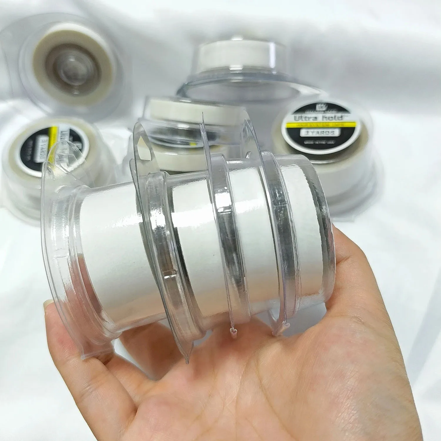 3Yards 0.8/1/1.2/2cm Hair System Tape Double Side Walker Tape White Lace Front Wig Tape For ToupeeSweatproof Ultra Hold Wig Tape