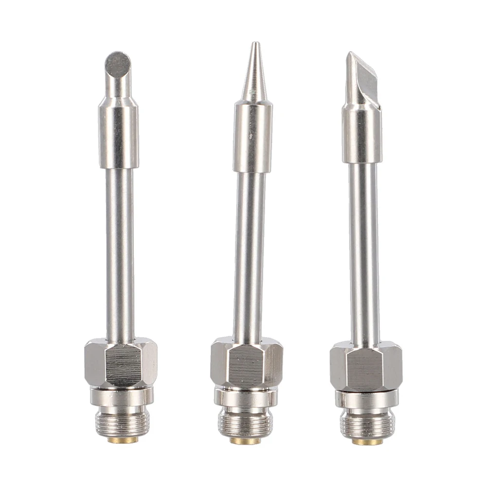 4 pçs ponta de ferro de solda mini portátil conectar mainframes kit de ponta de ferro de solda ferramenta para placa de circuito reparação ferramenta elétrica