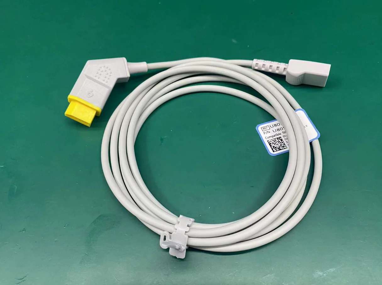 Nihon Kohden to Utah IBP adapter cable, 14pins