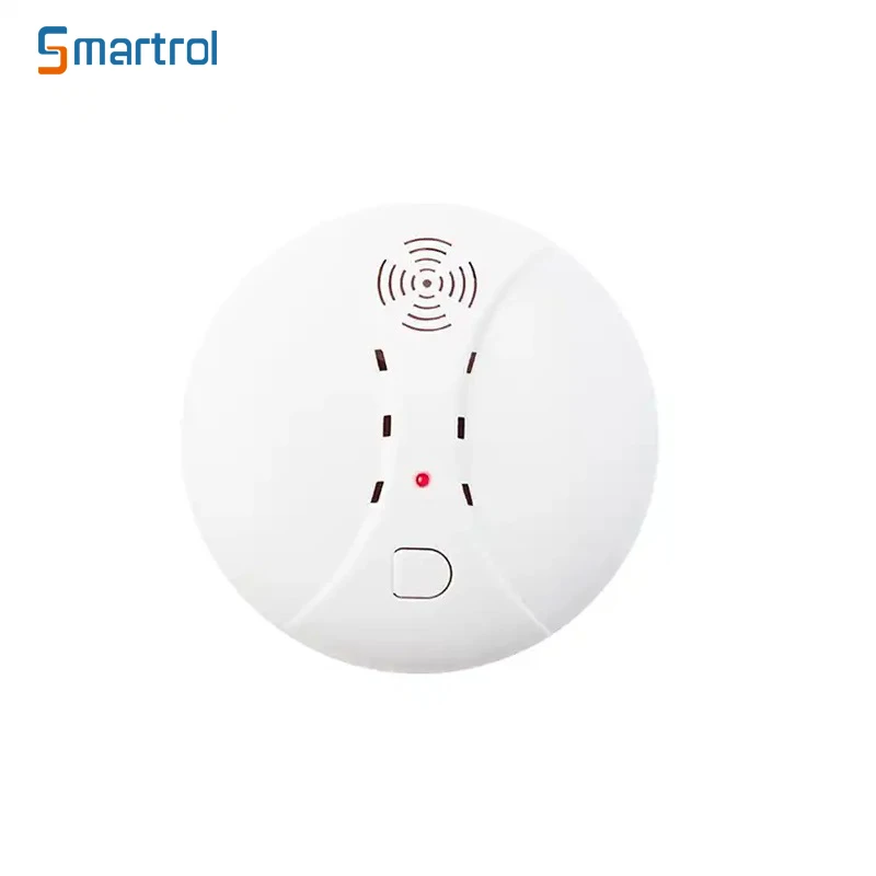 

Smartrol Independence Smoke Detector 433MHz Wireless Smoke Sensor With Battery 85dB High Decibel Buzzer Home Security Fire Alarm