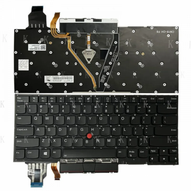 

C американская клавиатура с подсветкой, черная тачпад для LENOVO ThinkPad X1 Yoga 5-го поколения