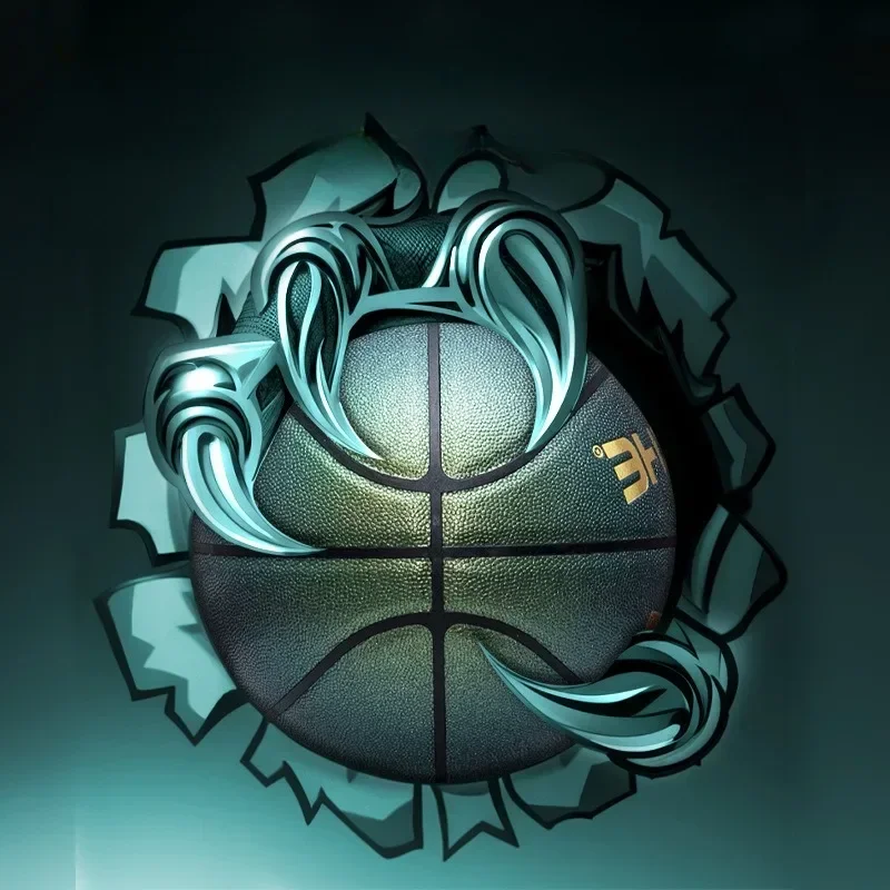 لا. 7 لعبة تدريب كرة السلة PU عالية الجودة للبالغين، كرة سلة كرة سلة مقاومة للاهتراء باللون الأخضر اللؤلؤي