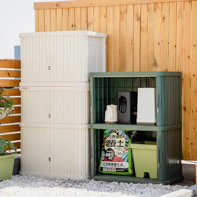 Balcony Storage Cabinet Outdoor Storage Cabinet Gardening Tools