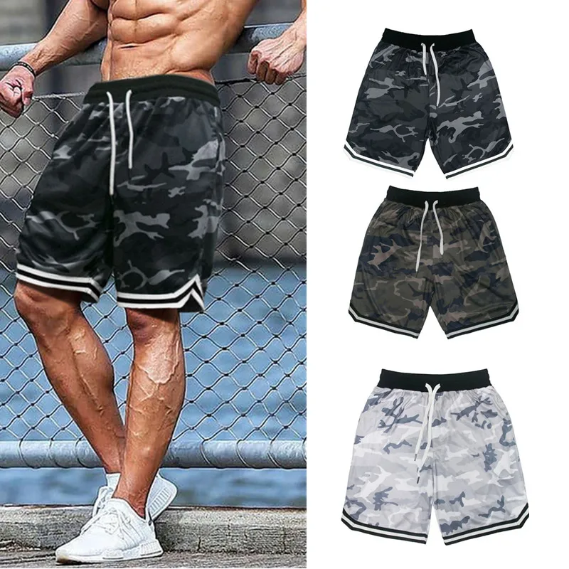 Men\'s Sports Basketball Shorts Mesh Quick Dry Gym Shorts for Summer Fitness Joggers Casual Breathable Short Pants Scanties Male