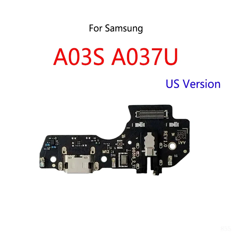 

USB charge dock port socket plug connector flex cable for Samsung Galaxy a03s a037u charging board module