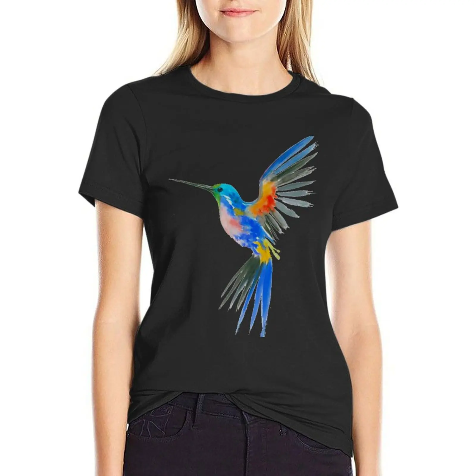 

Colibri T-Shirt Short sleeve tee funny t-shirts for Women graphic tees