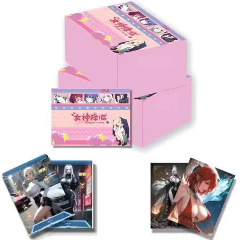 Hot Selling Sexy Goddess Story Cards Booster Box Collection Cards PR Pack Anime Beauties Multi-Character Rectangular Cards