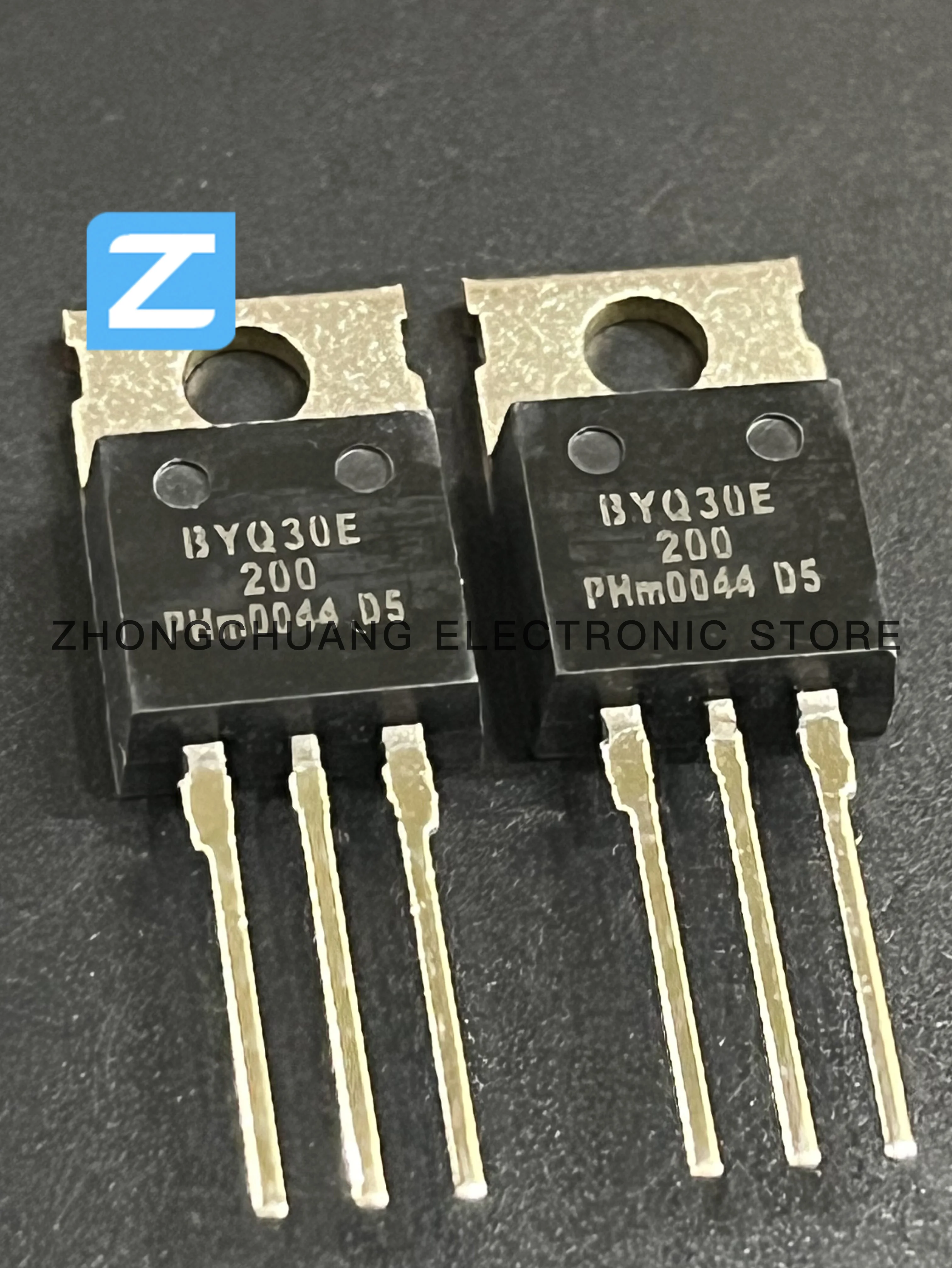 1-10PCS BYQ30E-200 BYQ30E200 TO-220 200V 16A Rectifier diodes ultrafast new original