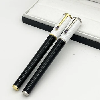 Great Edition Ingrid Bergman MB 롤러볼 볼포인트 만년필, 사무실 학교 클래식 문구, 랜덤 컬러 스톤 포함