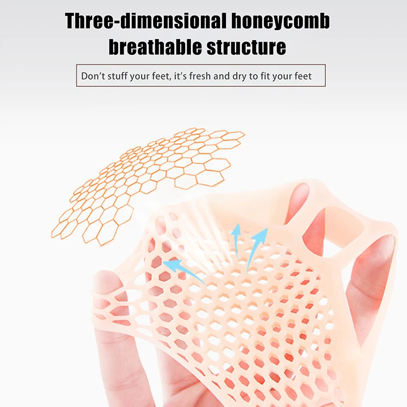 واقيات الكعب من السيليكون، وسادة الأمامية لالتهاب اللفافة الأخمصية للنساء والرجال، للوقاية من آلام القدم #3