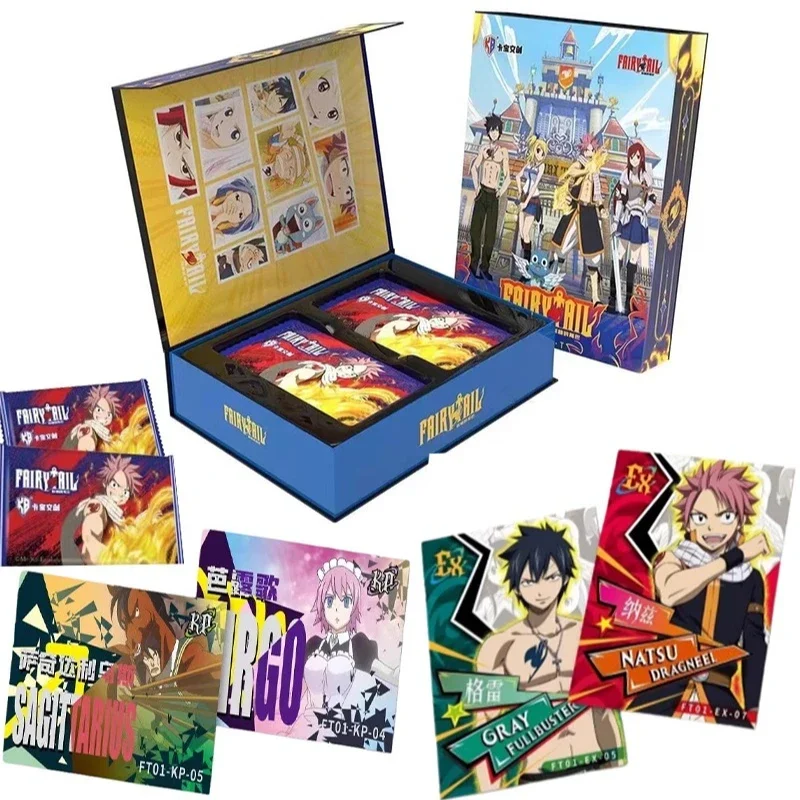 Tarjeta divertida, tarjetas de cola de Hada auténticas, tarjetas coleccionables de aventura infinita, regalo perfecto raro, juguetes de regalo periféricos de Anime Natsu Lucy