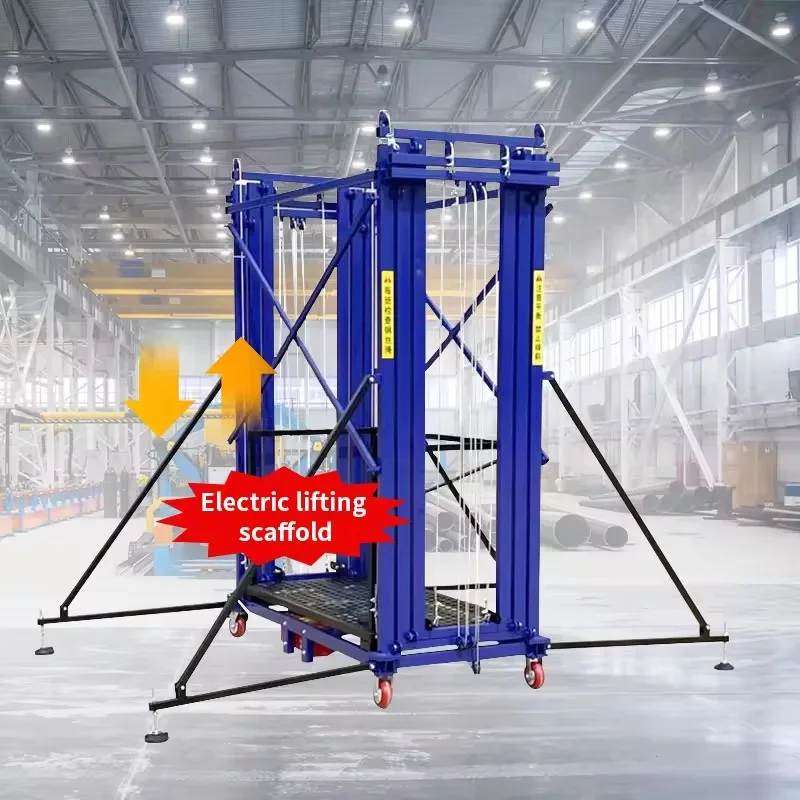 500 kg laadvermogen, laag profiel, compacte opvouwbare heftafel met veiligheidsbescherming voor werkplaatsmagazijnapparatuur