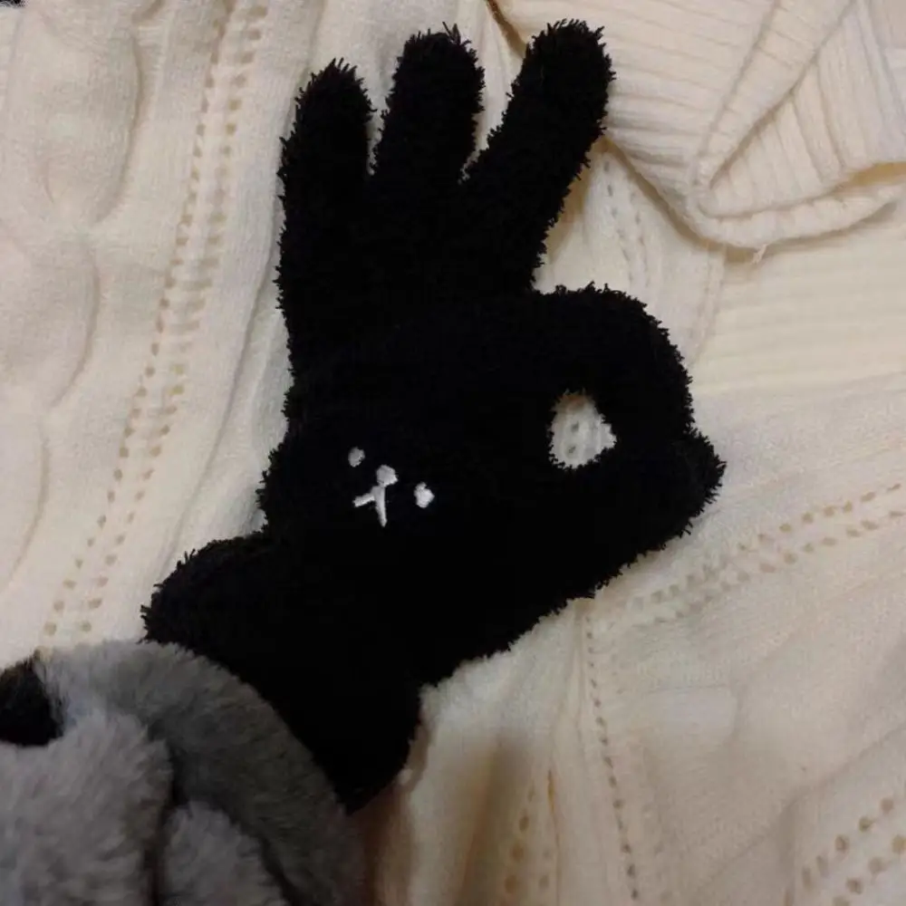 1 ~ 10 Paar Het Ontwerp Van Het Uitstrekken Van Vijf Vingers Kunt U Vrij Bewegen Thermische Handschoenen Fijn Vakmanschap Handschoen