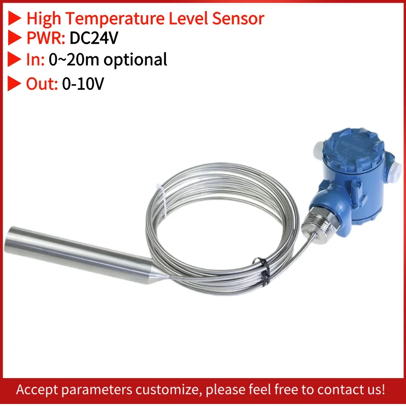 

Stainless Steel 0-10V Submersible Petrol Oil Diesel Tank Level Sensor High Temperature Anticorrosive Liquid Level Meter Gauge