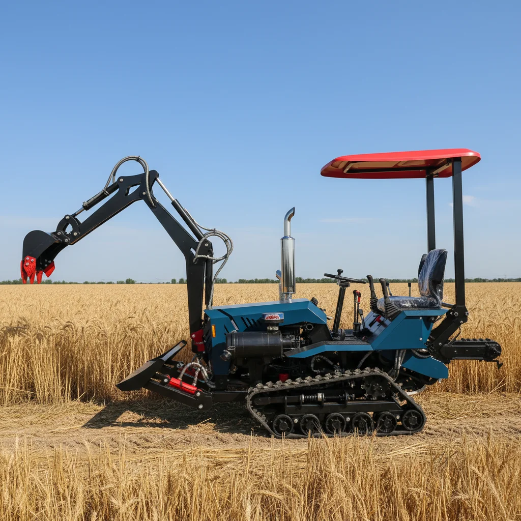 Customize Small Crawler Tractor Compact Structure Easy To Operate For Family Farms