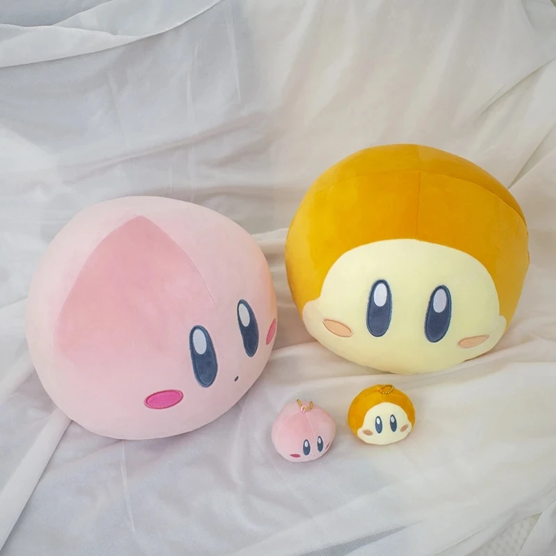 Cute Soft Kirby Plush Toy Kawaii Japanese Anime Doll Stuffed Waddle Dee Plushies Throw Pillow Bag Pendant Birthday Gifts Girl