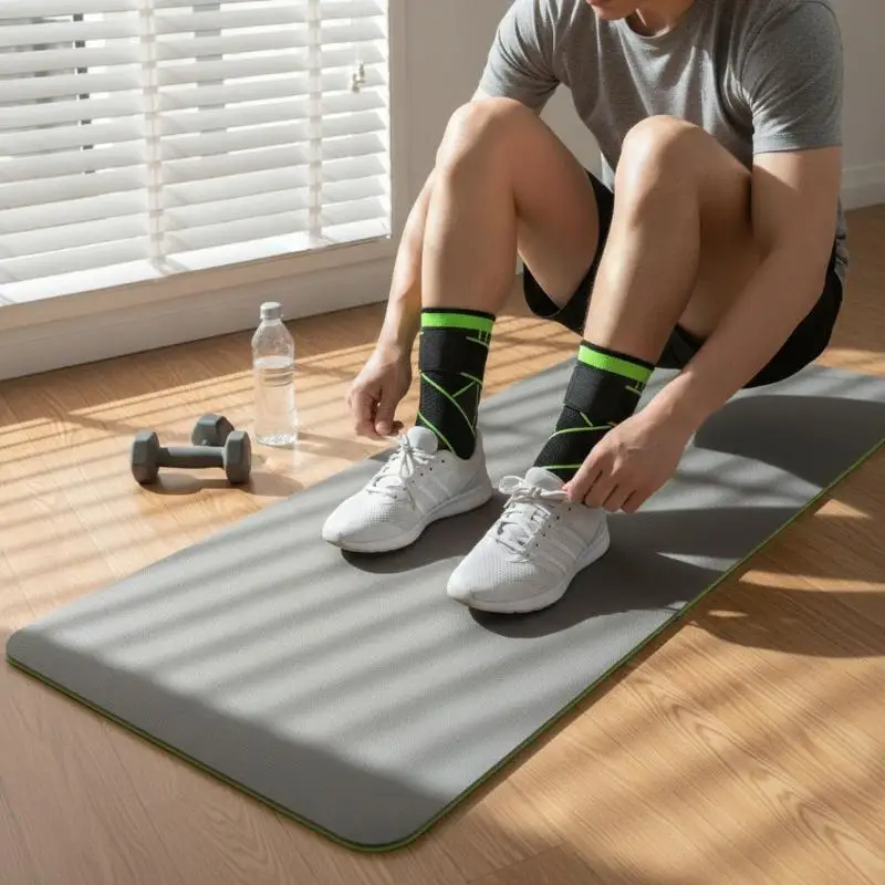 New Ankle Brace Support Breathable Sweat-proof Non-slip Ankle Protector for Basketball Running Climbing Sports