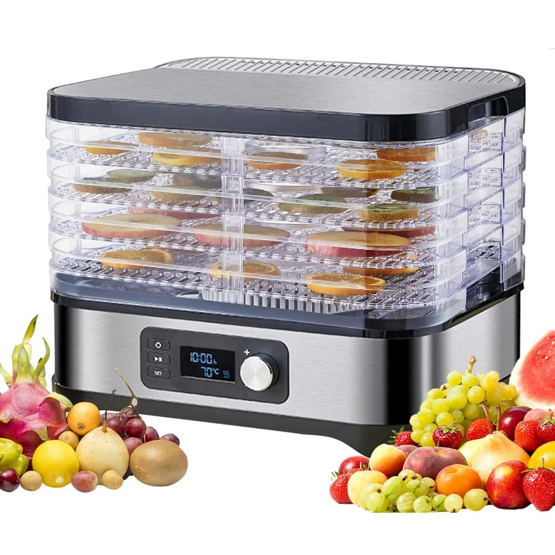5pc Trays Vegetable Fruit Drying Machine Meat Dryer for Food Dried Fruit Machine Home Kitchen Dehydrator Machine Food Dehydrator