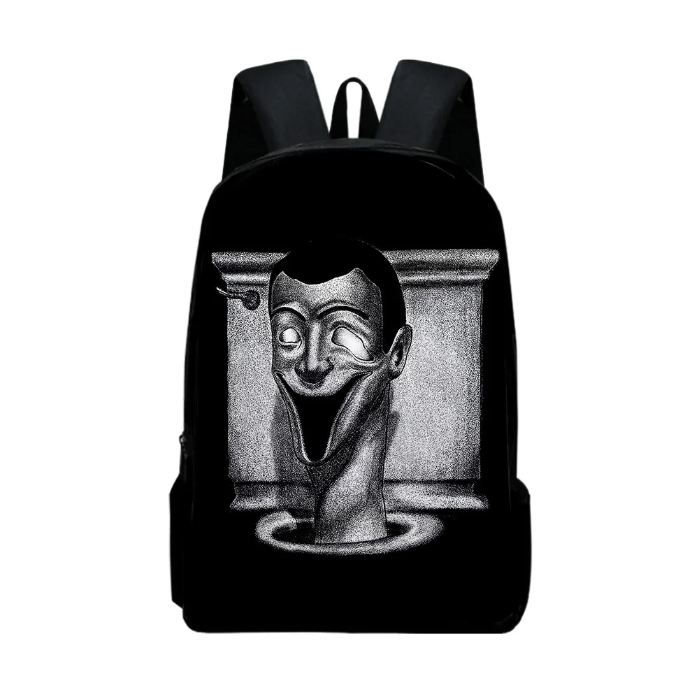 Skibidi Toilet Backpack 2023 New Rucksack School Bag Adult Kids Bags Unisex Backpack Daypack Harajuku Bags