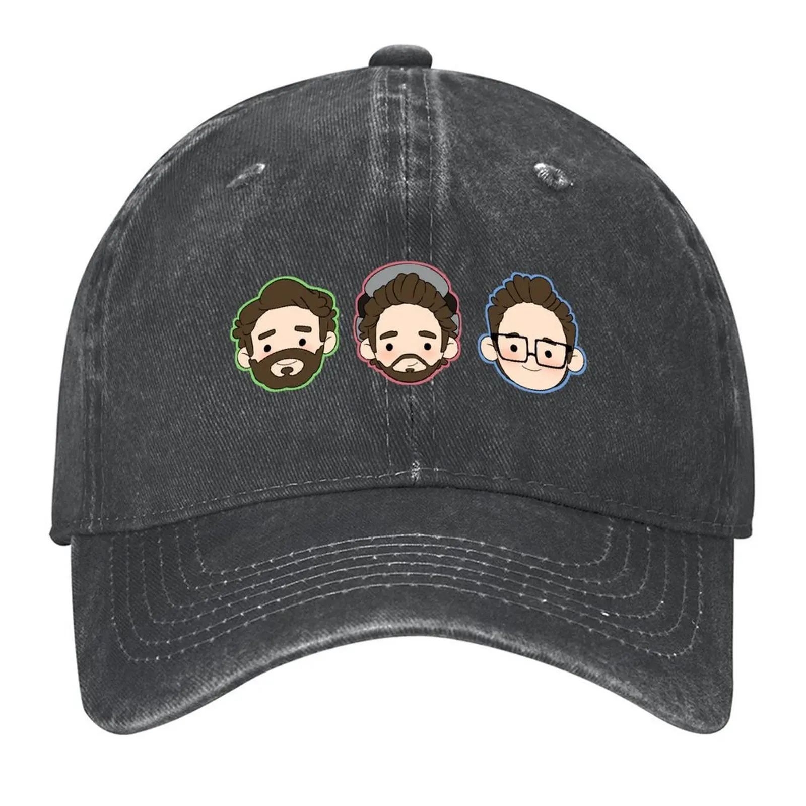 

AJR colored outline Baseball Cap Streetwear Rugby Gentleman Hat fishing caps man Hats For Men Women's