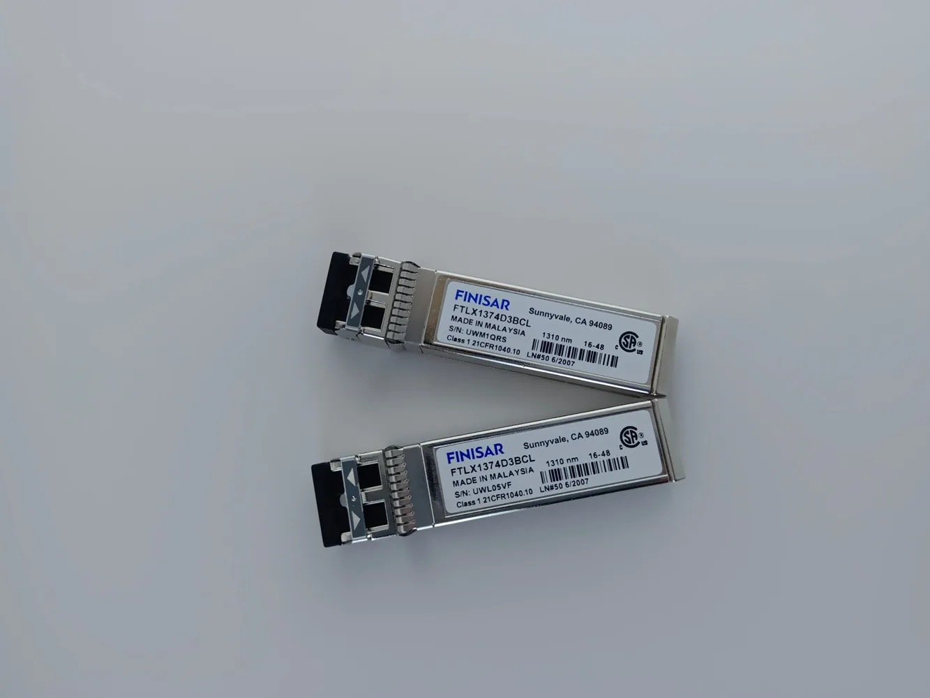 

Finisar FTLX1374D3BCL 10G SFP+ 1310NM LRM 1KM Single Module Optical Fiber Transceiver/10g sfp+ network adapter general switch