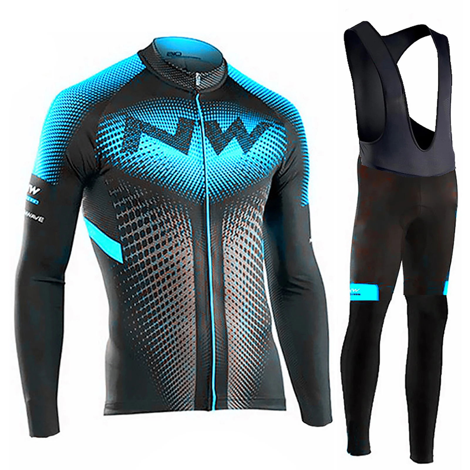 

Mens's Cycling Jersey Sets NW Sportswear Professional Motocross sportswear Breathable clothing With 1 Free Cycling Glasses