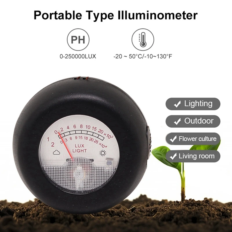 24-Hour Delivery 2 In 1 Illuminometers & Thermometer METER LUX Pointer Type Luxmeter Luminance Temperature Test Illuminometers
