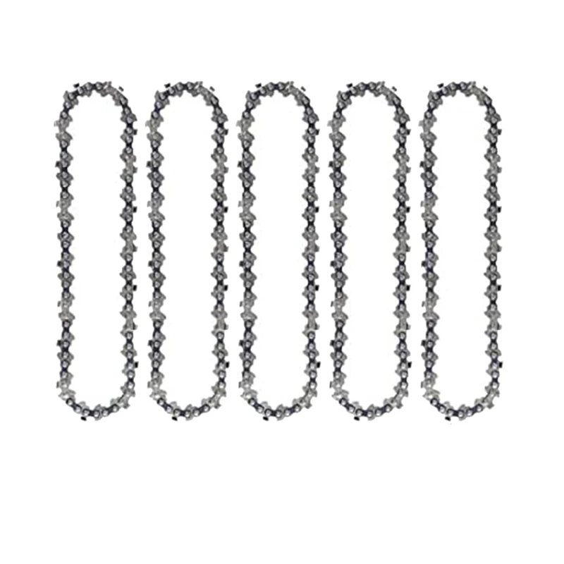 

(5 УПАКОВКИ) Цепь бензопилы Stihl для беспроводной электрической портативной цепи всех 6-дюймовых мини-бензопил, направляющая, цепь 4-дюймовой