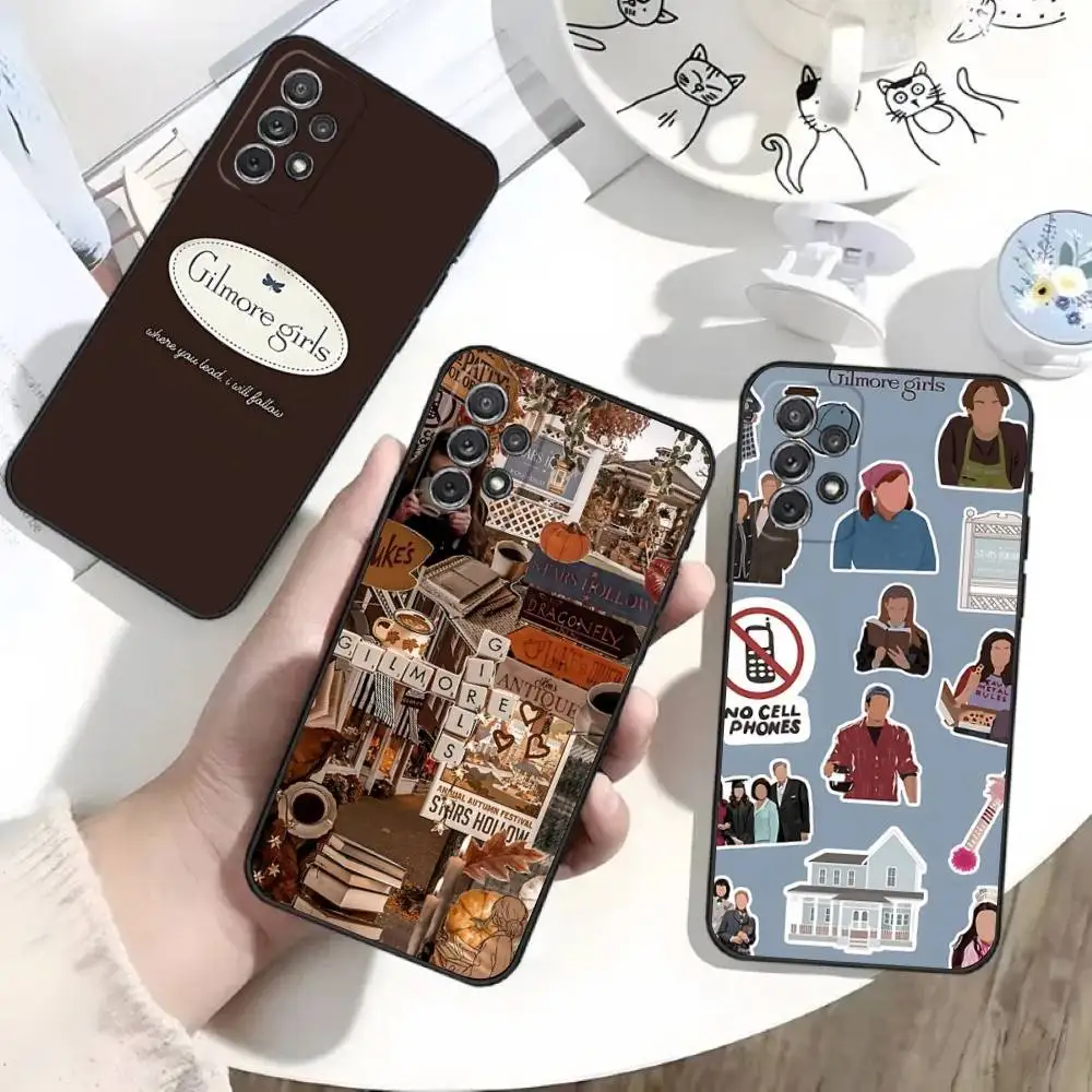 

G-Gilmore Girls aesthetic Phone Case For Samsung S25,S24,S21,S22,S23,S30,Ultra,S20,Plus,Fe,Lite,Note,10 Black Soft Shell