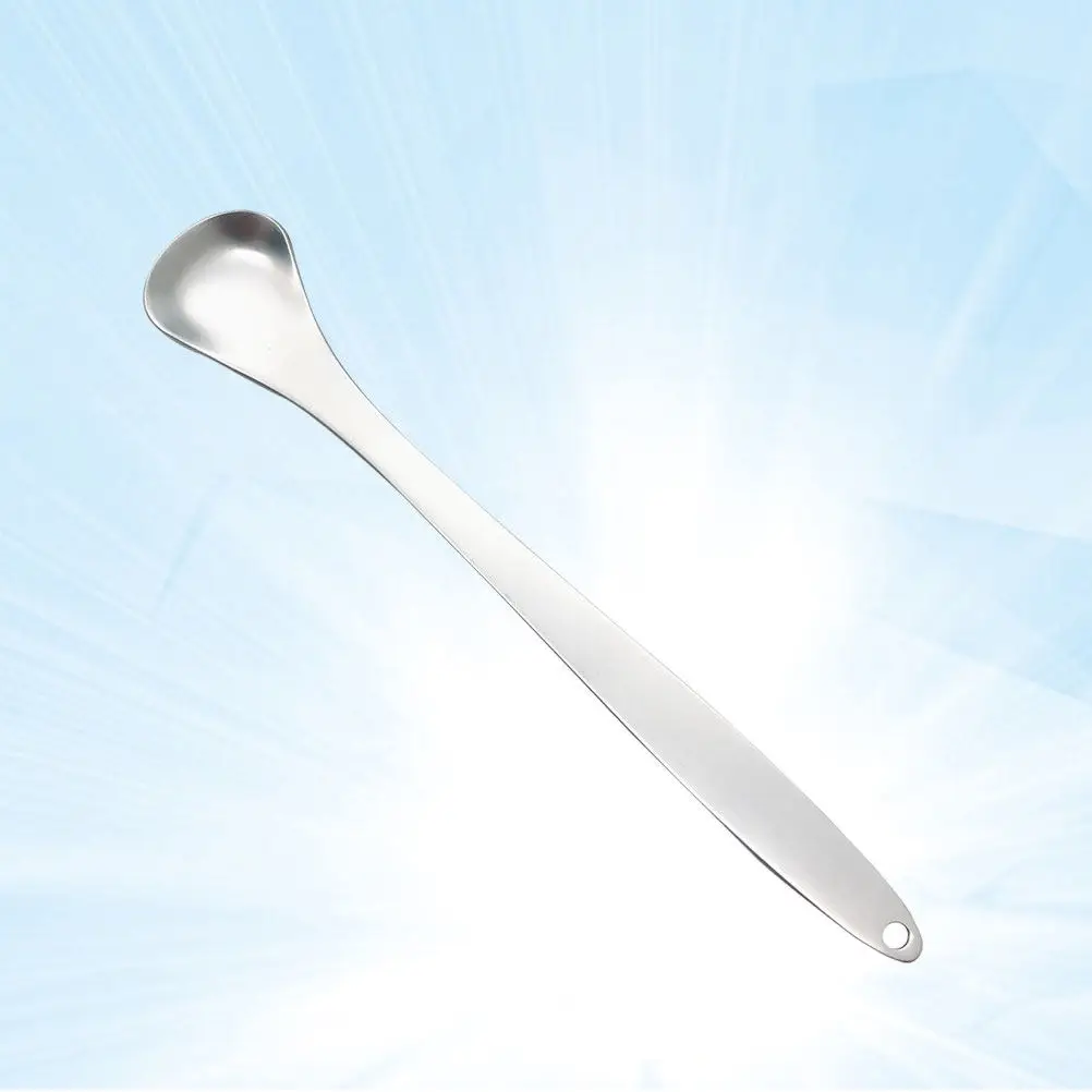 

Reusable Stainless Steel Tongue Scraper Spoon Style Tongue Cleaner for Adults Oral Health Bad Breath Remover
