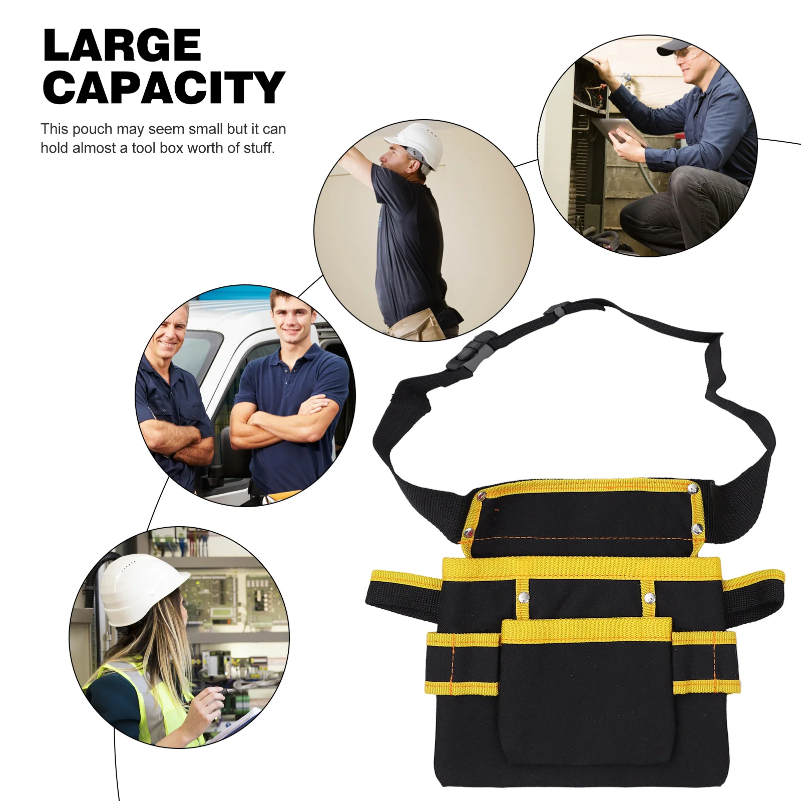 أداة الخصر حقيبة متعددة الوظائف المنظم الحقيبة للكهربائي سباك نجار صيانة أدوات تخزين الحاويات حقيبة بحزام