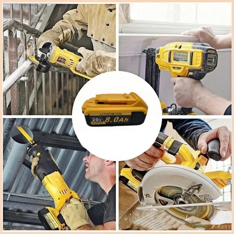 18V 7,0Ah lithiová baterie pro elektrické nářadí Dewait, dobíjecí, vhodné pro modely DCB200- DCB203- DCB206- DCB205- DCB204 - náhled 4