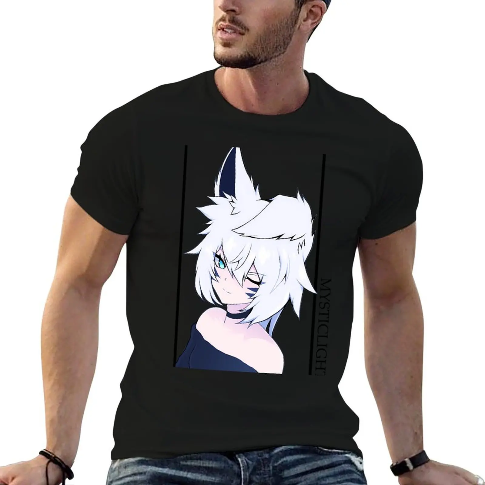 

MysticLight Best Waifu T-Shirt vintage graphics quick-drying outfits for men