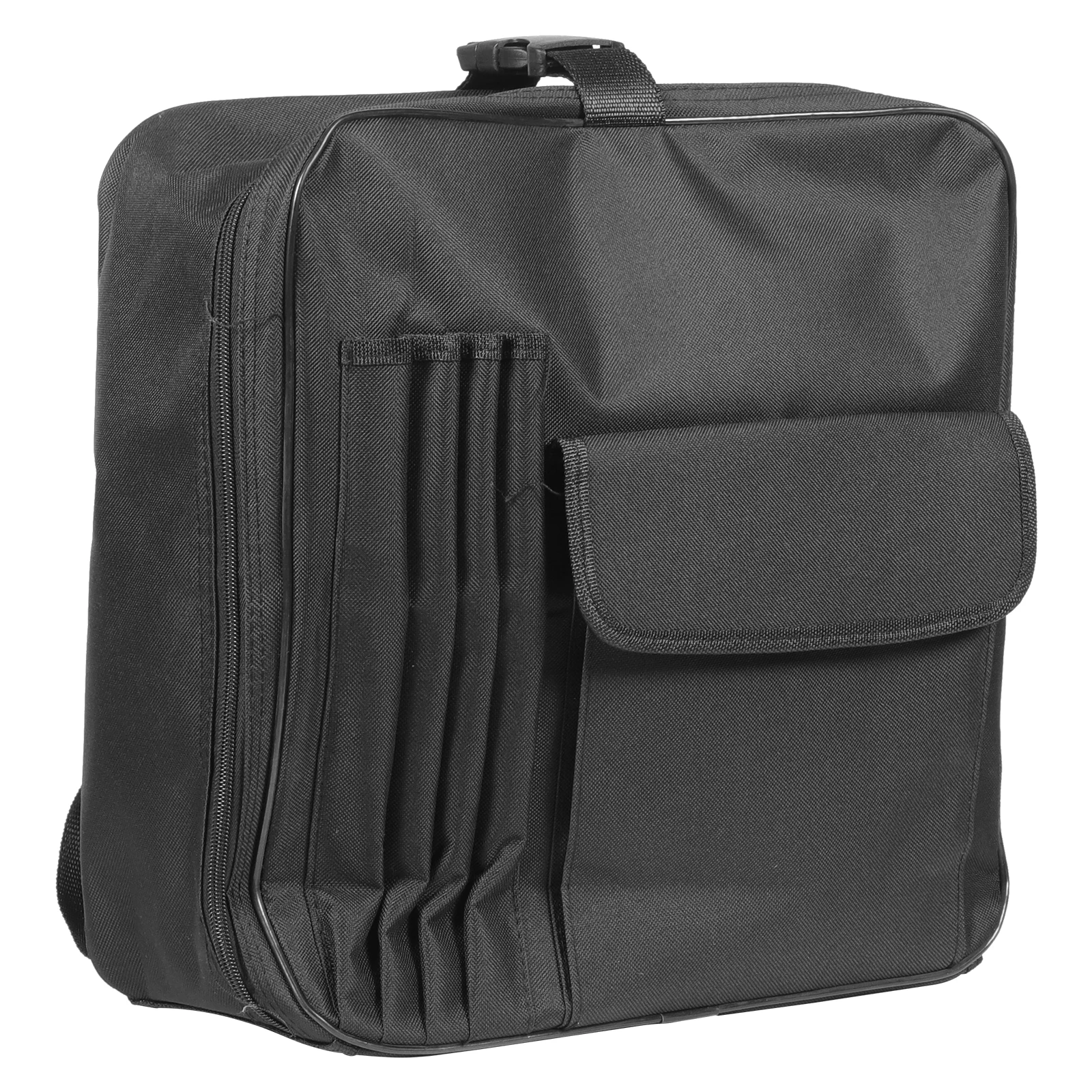 

Snare Drum Backpack Black Oxford Cloth Portable Storage Bag for Percussion Instrument Long Lasting Durable Hand Carry