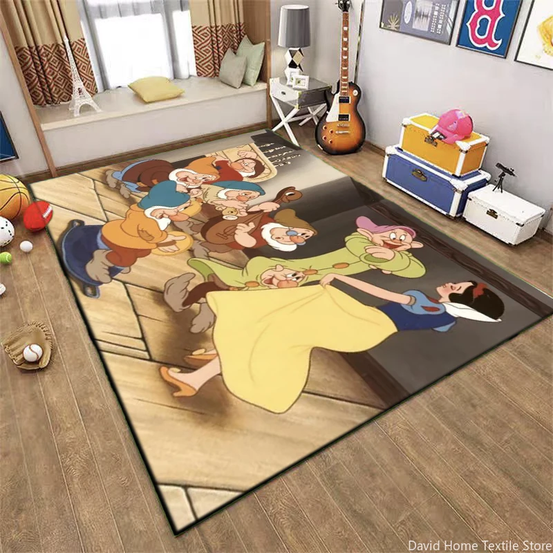 Snow White area carpet for children Living room Bedroom floor mat  Kitchen Rug Children\'s Bedroom Mat Non-slip Mat Decoration