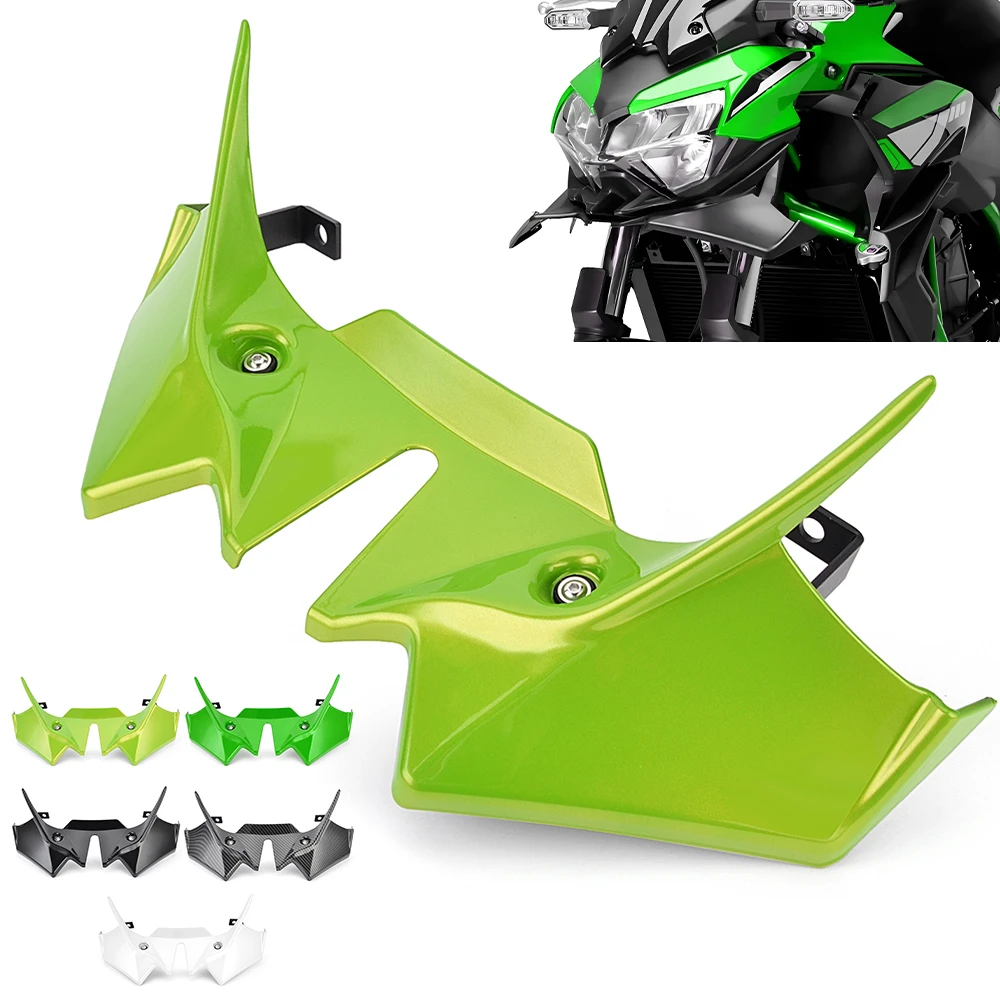 

Аэродинамический передний спойлер-обтекатель (крыло) для мотоцикла Kawasaki Z650 2021-2025