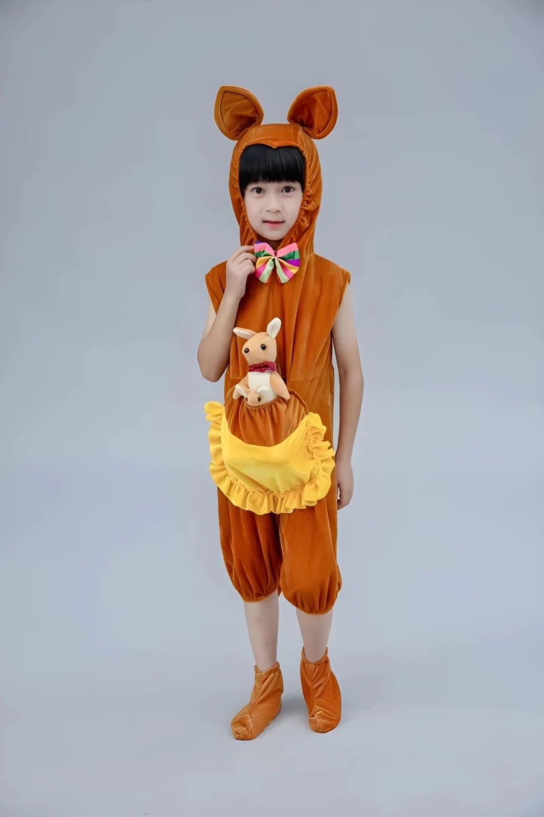 

Kangaroo Dance Costume Girls boy Contemporary Freestyle Modern Dance Dress Girls Child Kids Stage Wear Festival Celebration