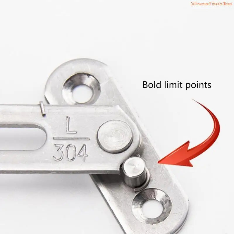 Set of 2 Window Locks Adjustable Window Limiters Stylish Window Restrictors W91B