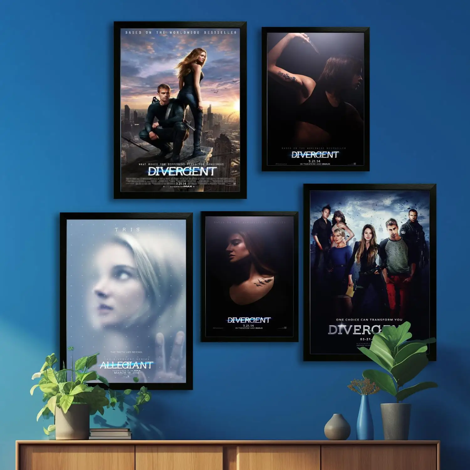 divergent Movie TV show Canvas Art Poster and Wall Art, Picture Print, Modern Family Bedroom Decor, Posters,Decorative painting