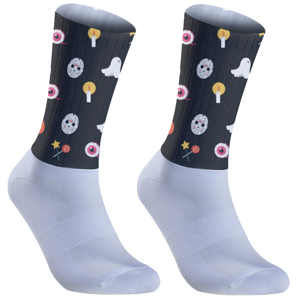 Meias de skate japonesas para casais, meias masculinas, europeias e halloween, novas, 1 pares