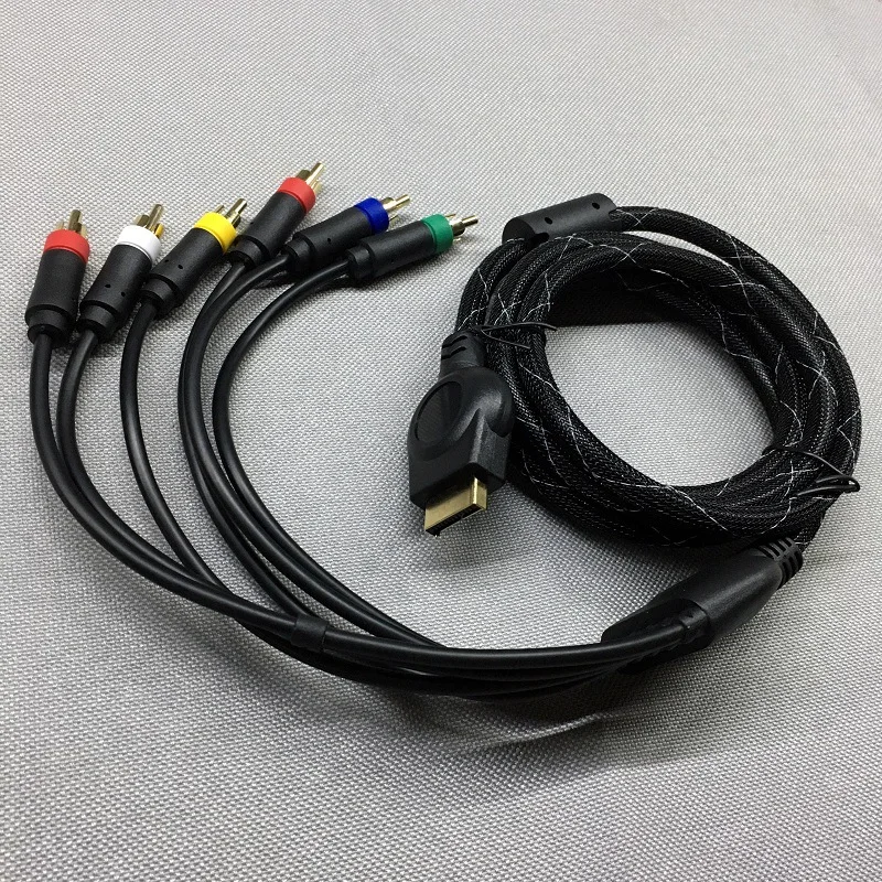 High quality RGB+Sync Audio Video cable for ps1 for PS2 for PS3 game console BNC connector available 1.8M Not Component cable